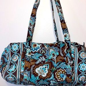 Vera Bradley Java brown small duffel bag